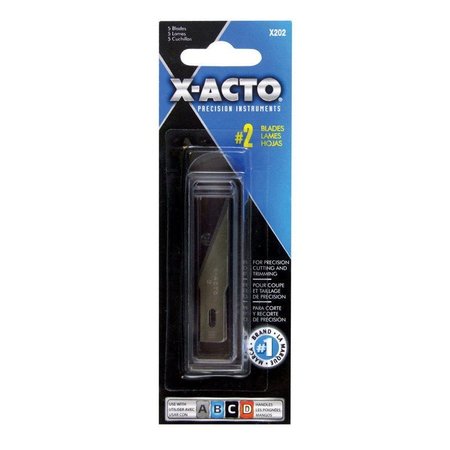 KRAZY GLUE X-Acto #2 Carbon Steel Heavy Duty Replacement Blade 1-7/8 in. L 5 pk X202